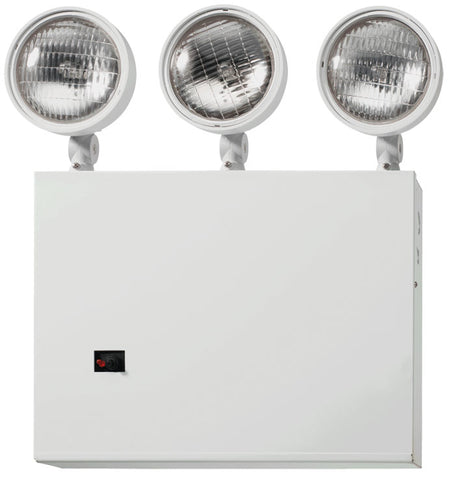NYC Emergency Light, Steel - 60-125W Capacity - 3 Heads