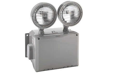 NYC Emergency Light, Wet Location - 2 Heads